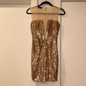 green emerald velvet dress Sequin Mini Dress